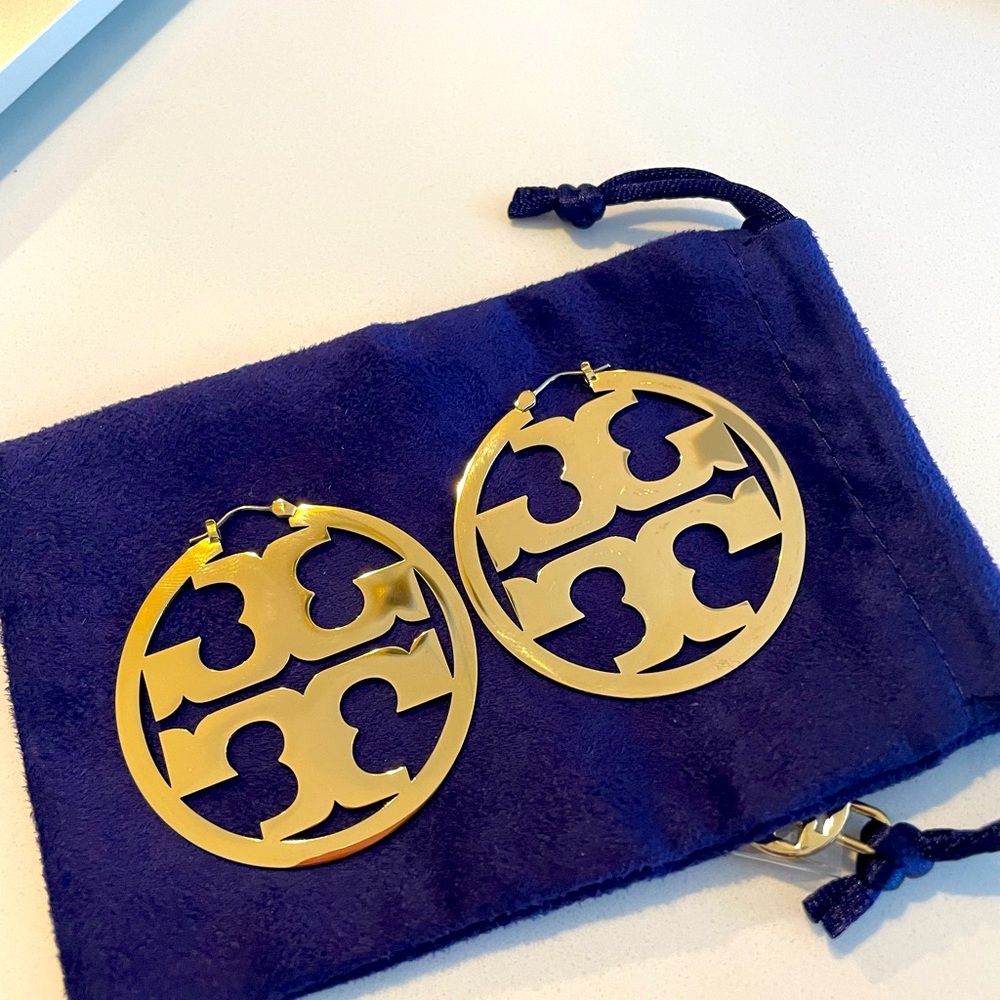 Tory Burch Miller Hoop Earrings